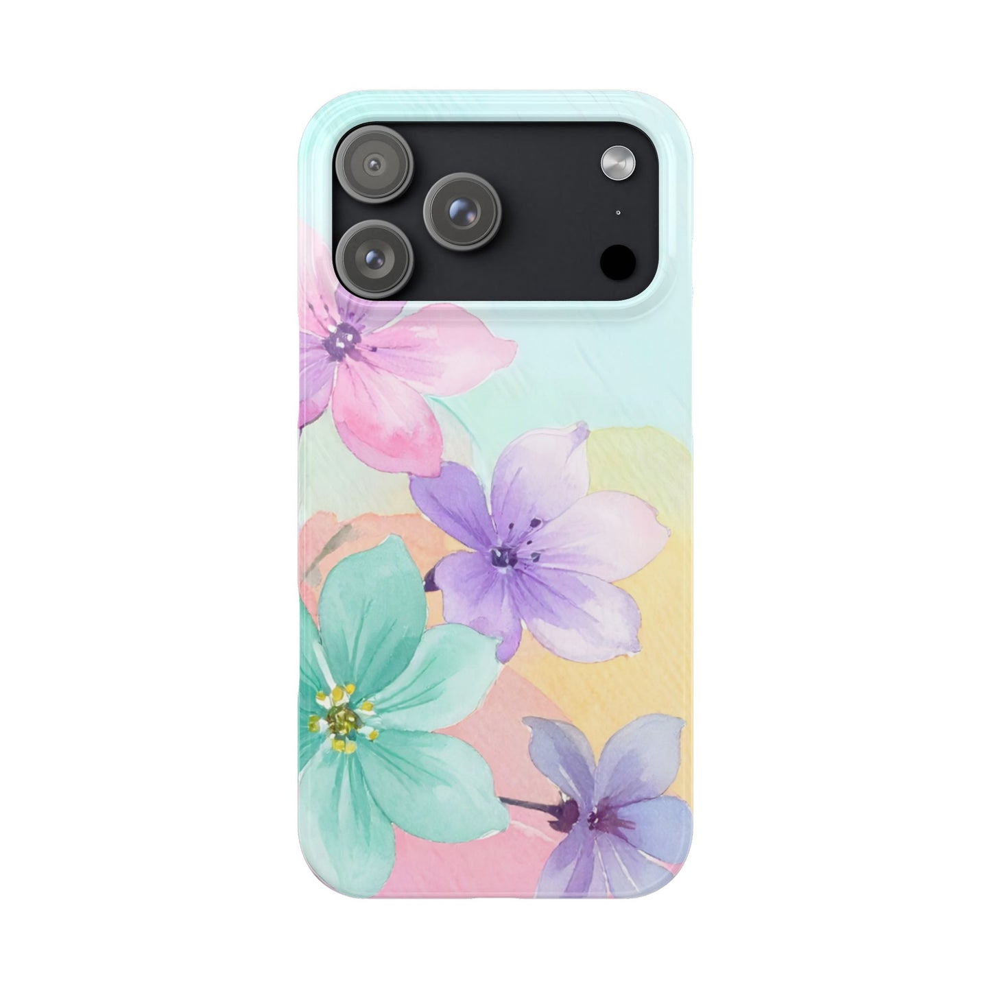 Slim Phone Case – Water Petal