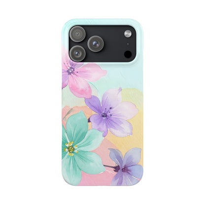 Slim Phone Case – Water Petal