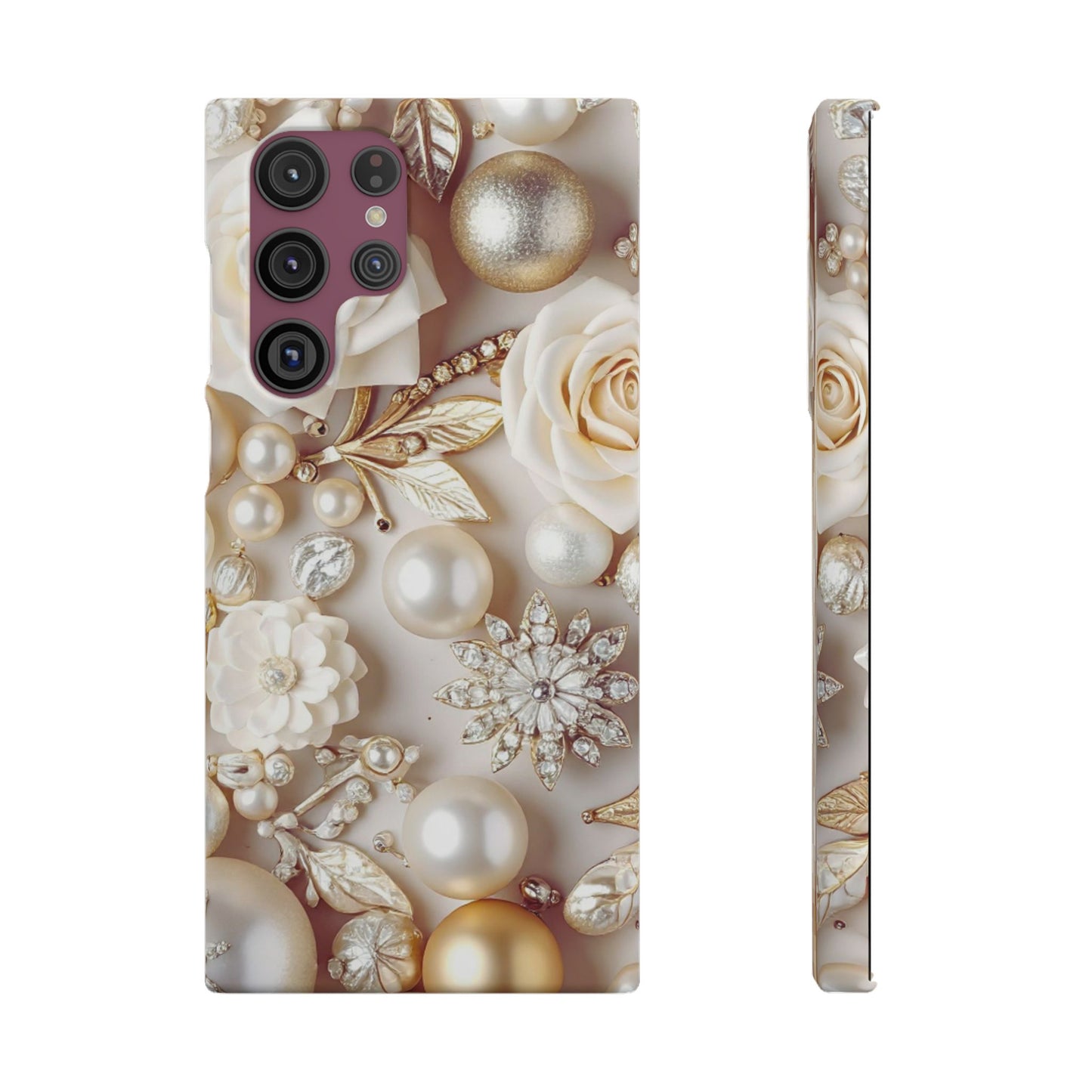 Snap Phone Case – Ivory Opulence