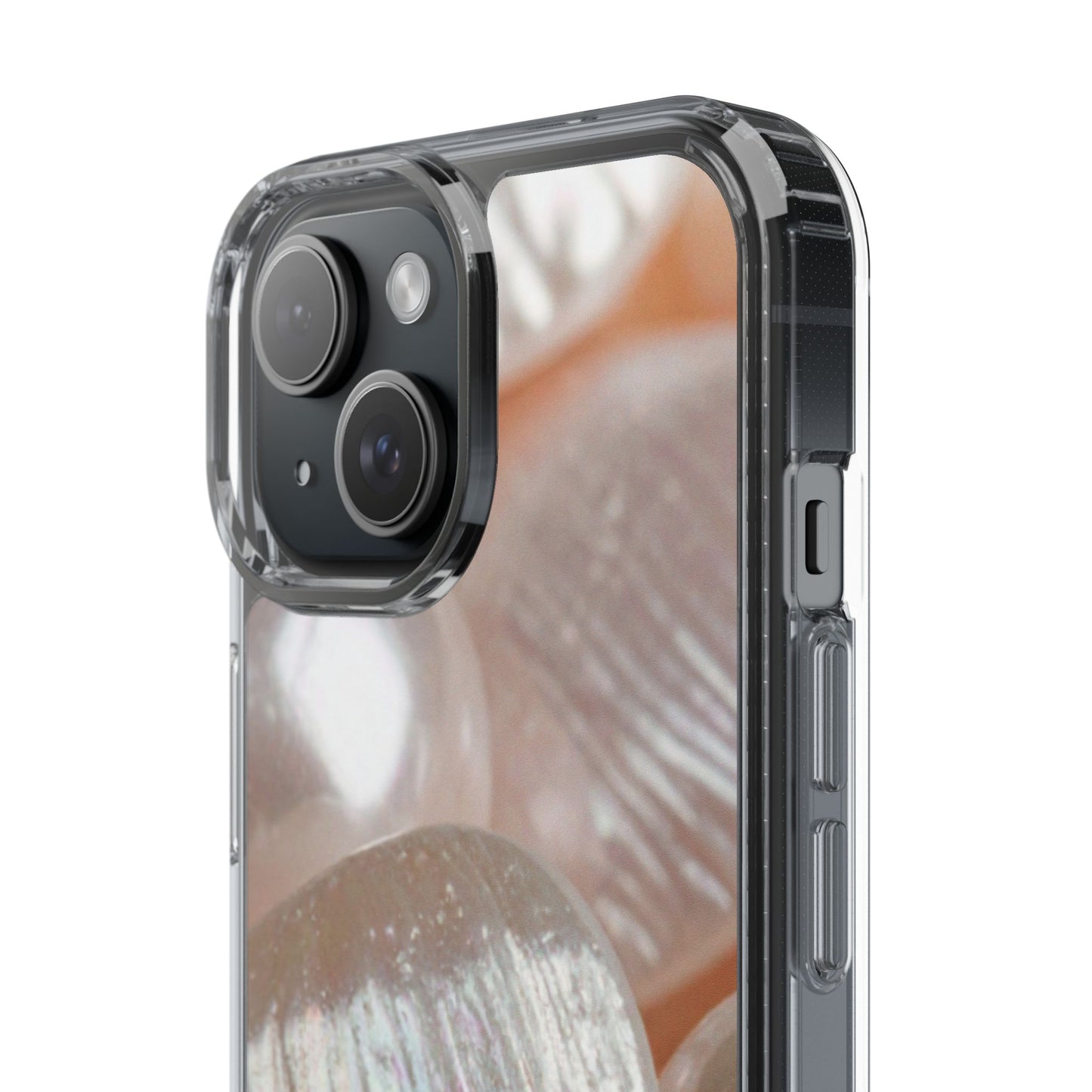 Clear Phone Case – Blush Pearl