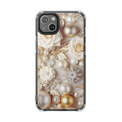 Clear Magnetic Phone Case – Ivory Opulence