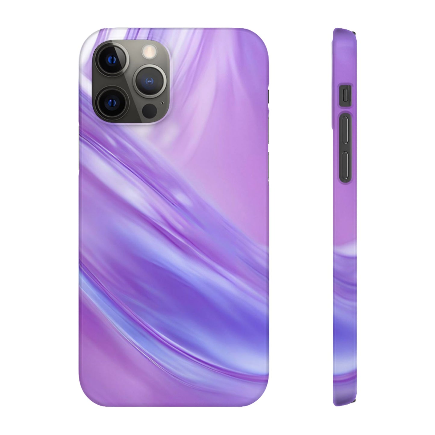 Snap Phone Case – Lavender Wave