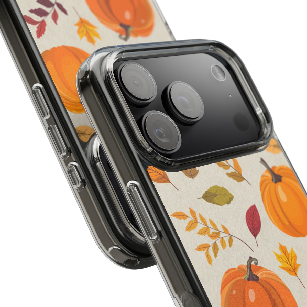 Clear Phone Case – Falling for Pumpkin