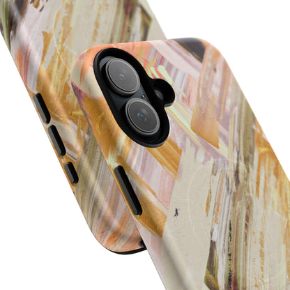 Protective Magnetic Phone Case – Brush & Bronze