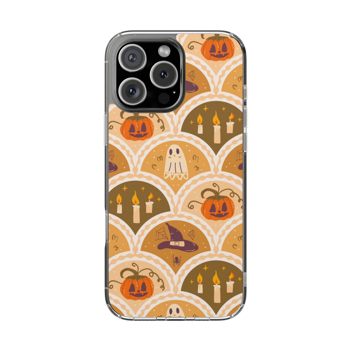 Clear Phone Case – Vintage Haunt – Compatible with iPhone 13–17 & Samsung Galaxy S25–S26 Series