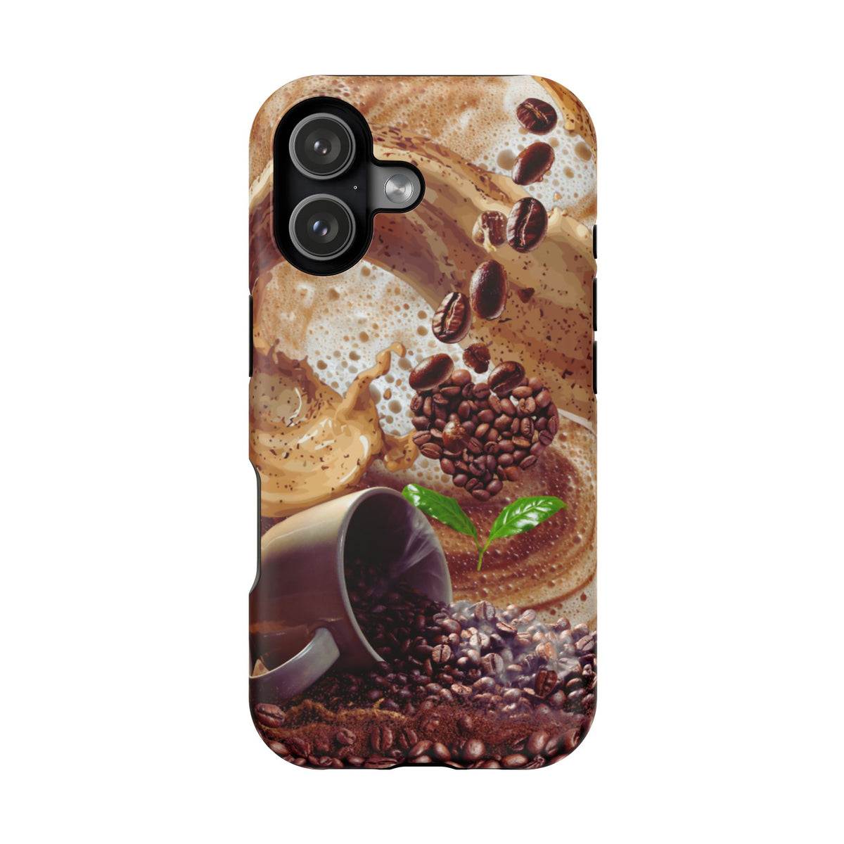 Impact-Resistant Phone Case – Love at First Sip – Compatible with iPhone 11–17 & Samsung Galaxy S22–S26 Series