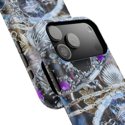 Impact-Resistant Phone Case – Chrome Jewel