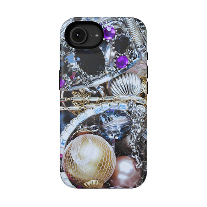 Impact-Resistant Phone Case – Chrome Jewel