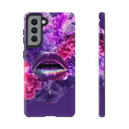 Protective Phone Case – Purple Haze Lips