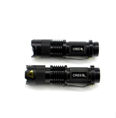 Adjustable Zoom LED Flashlight - Telescopic Beam Tactical Light