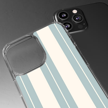 Clear Phone Case – Coastal Stripe