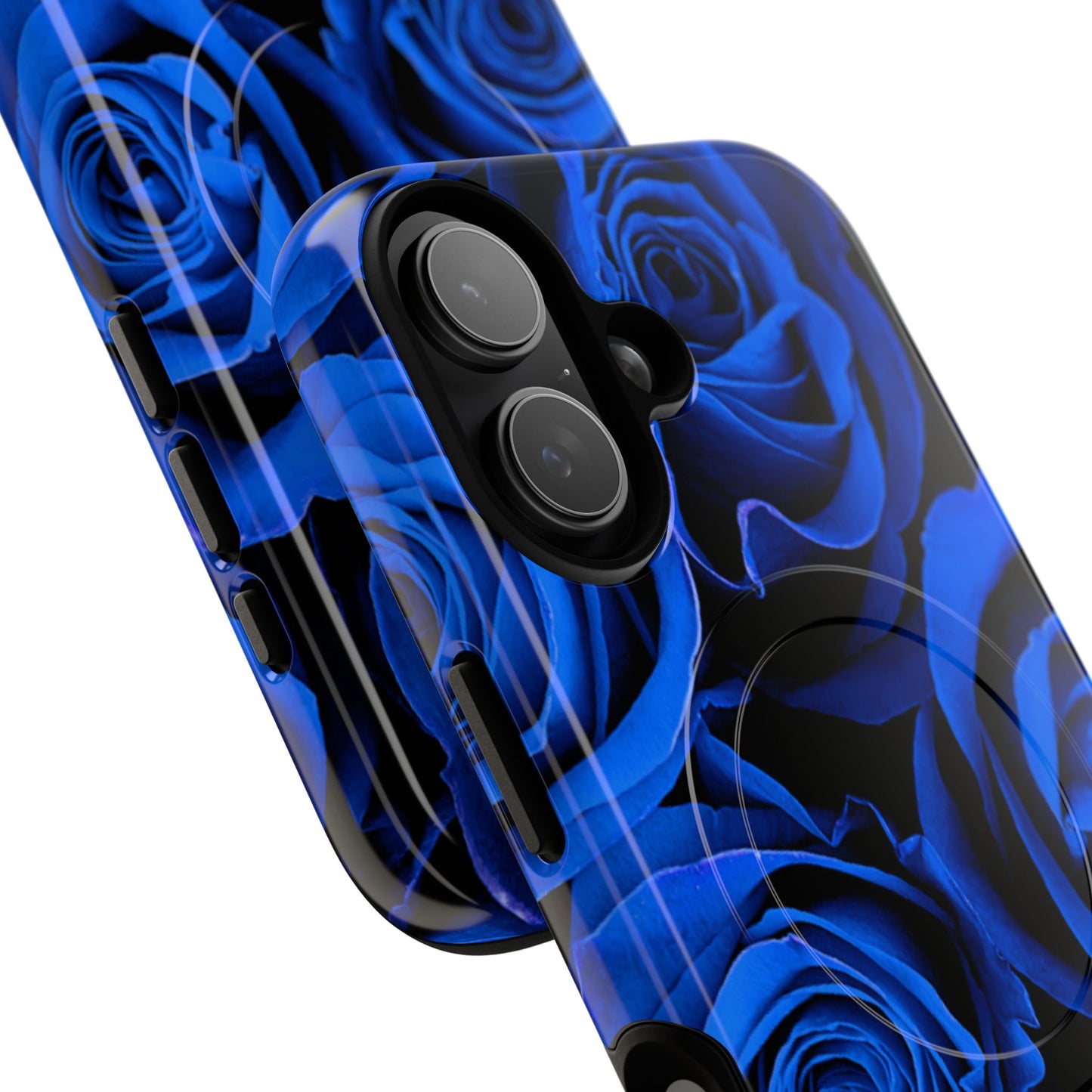 Protective Magnetic Phone Case – Midnight Bloom