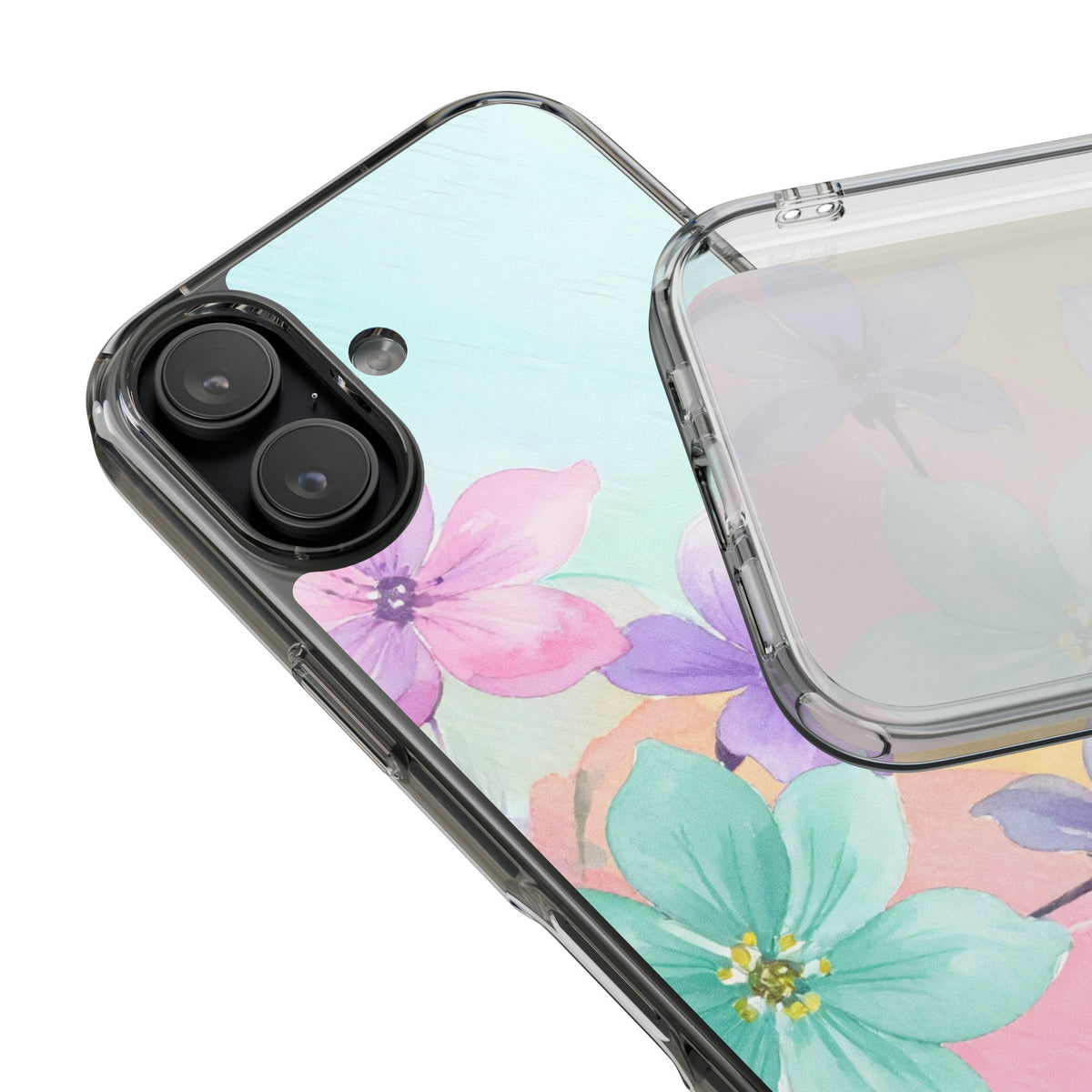Clear Phone Case – Water Petal