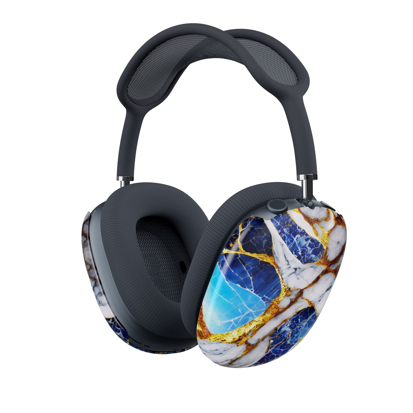 Headphone Ear Cup Covers – Sapphire Veins