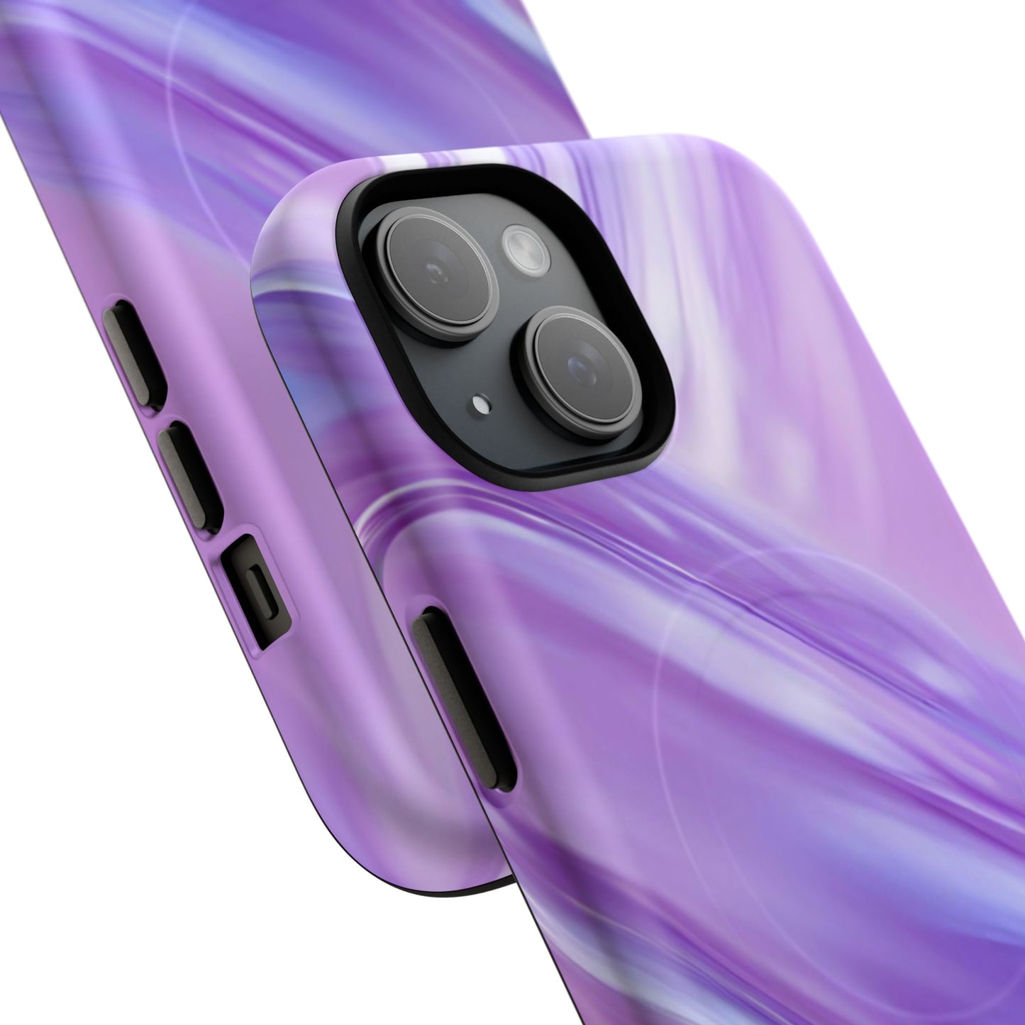 Protective Magnetic Phone Case – Lavender Wave