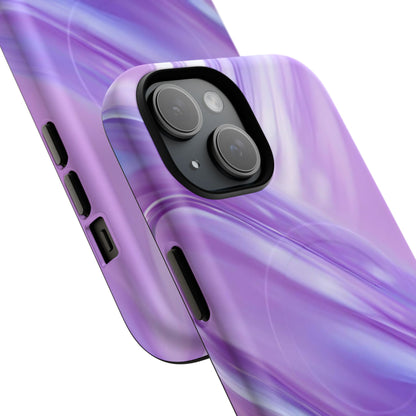 Protective Magnetic Phone Case – Lavender Wave