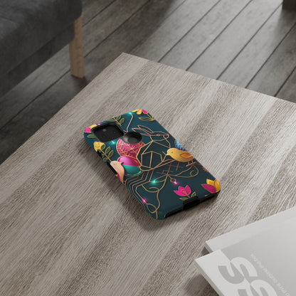 Protective Phone Case – Jeweled Garden