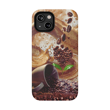 Impact-Resistant Phone Case – Love at First Sip – Compatible with iPhone 11–17 & Samsung Galaxy S22–S26 Series