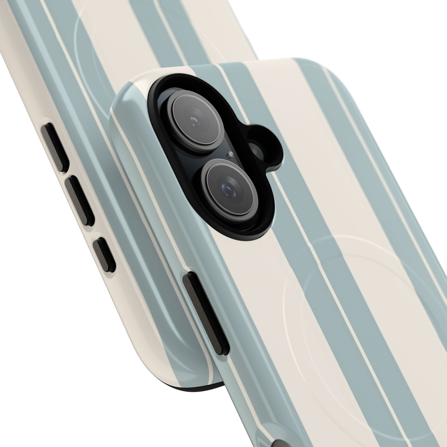 Protective Magnetic Phone Case - Coastal Stripe