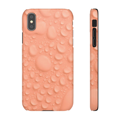 Snap Phone Case – Apricot Rain