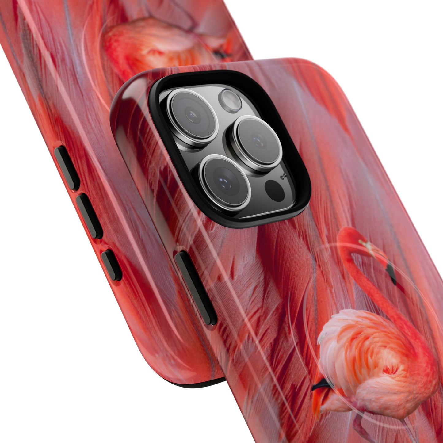 Protective Magnetic Phone Case – Scarlet Plume
