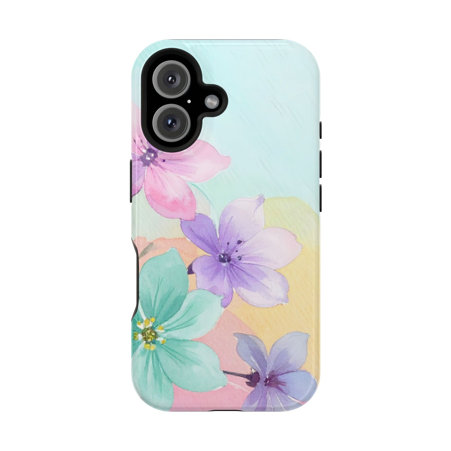 Wireless-Charging Compatible Case – Water Petal