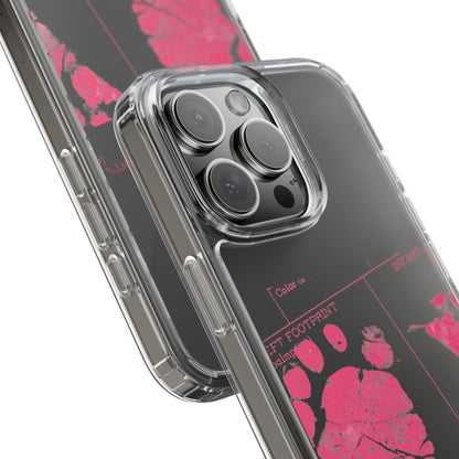 Clear Phone Case – Mom’s Little Pink Footprints