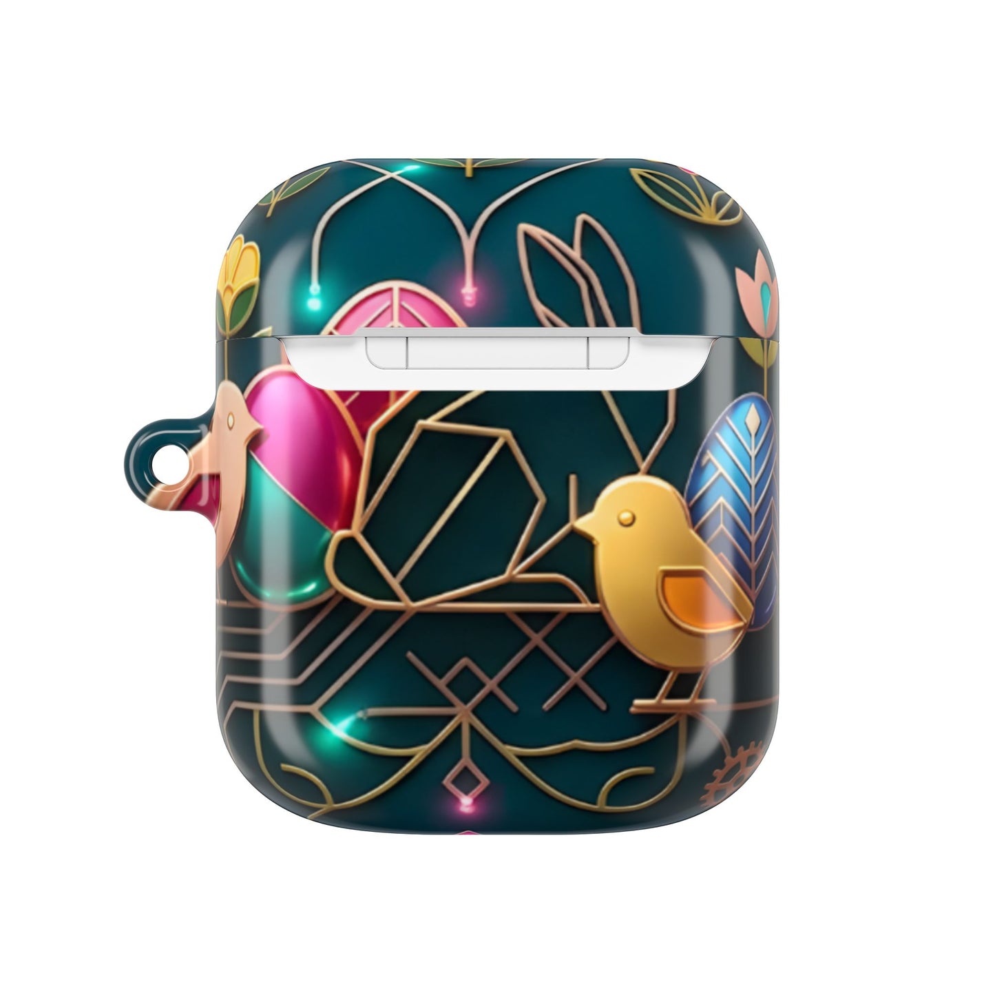 Earbud Case Cover – Jeweled Garden