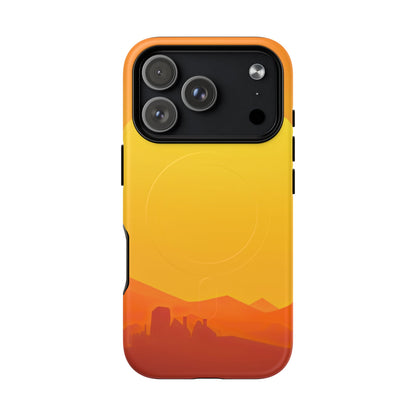 Protective Magnetic Phone Case — Desert Sunrise