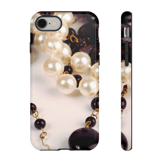 Protective Phone Case – Noir Pearl
