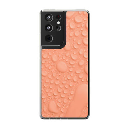 Clear Phone Case – Apricot Rain