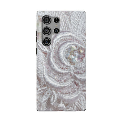 Impact-Resistant Phone Case – Lace Veil
