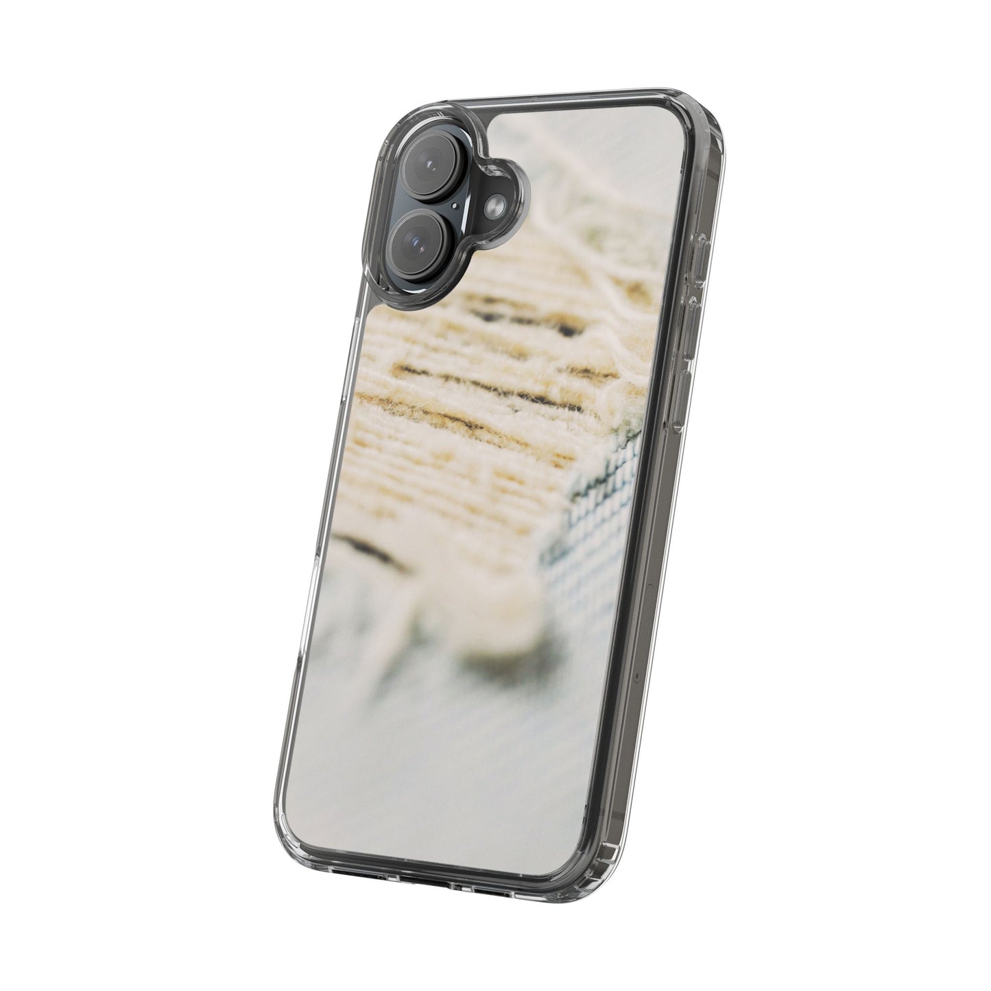 Clear Phone Case – Woven Warmth