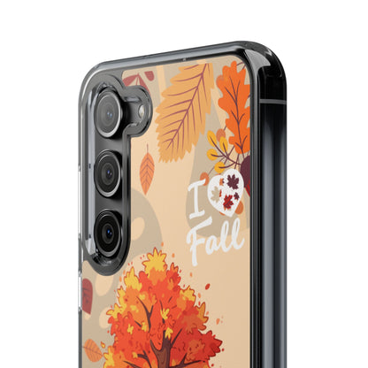 Clear Phone Case – Fall in Love