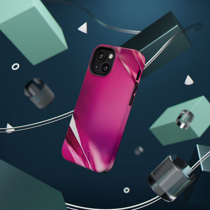 Impact-Resistant Phone Case – Magenta Motion