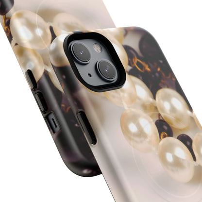 Protective Magnetic Phone Case – Noir Pearl