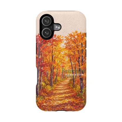 Impact-Resistant Phone Case – Autumn Remembered – Compatible with iPhone 11–17 & Samsung Galaxy S22–S26 Series