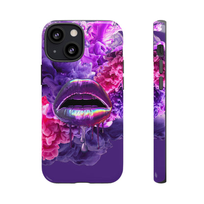 Protective Phone Case – Purple Haze Lips