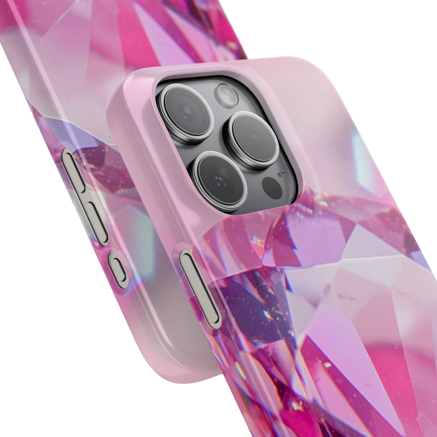 Snap Phone Case – Pink Ice