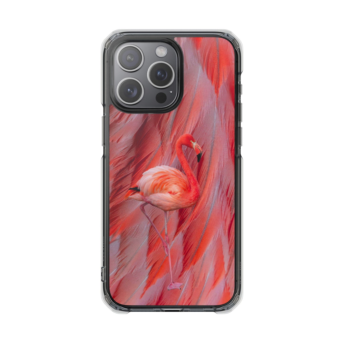 Clear Magnetic Phone Case – Scarlet Plume