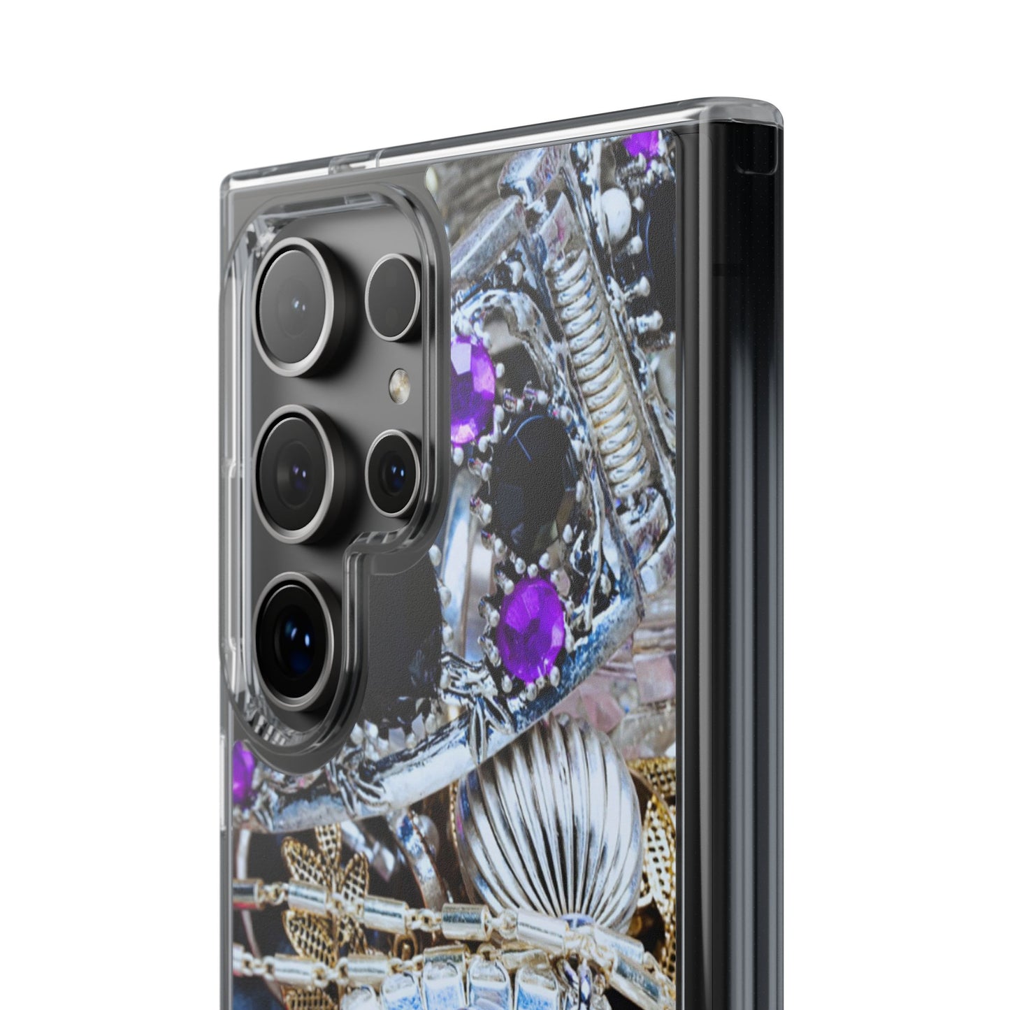 Clear Phone Case – Chrome Jewel
