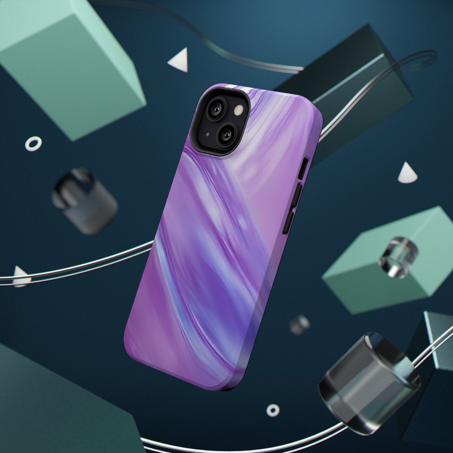 Impact-Resistant Phone Case – Lavender Wave