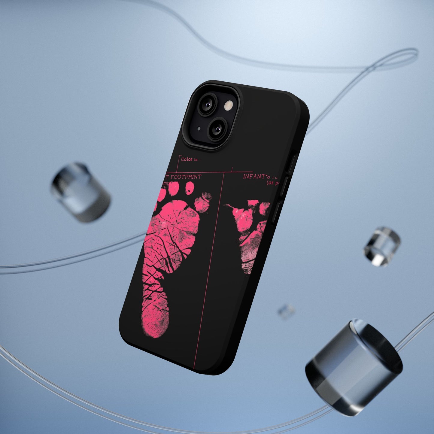 Wireless-Charging Compatible Case – Mom’s Little Pink Footprints