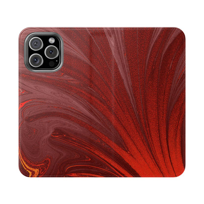 Flip Case – Crimson Current
