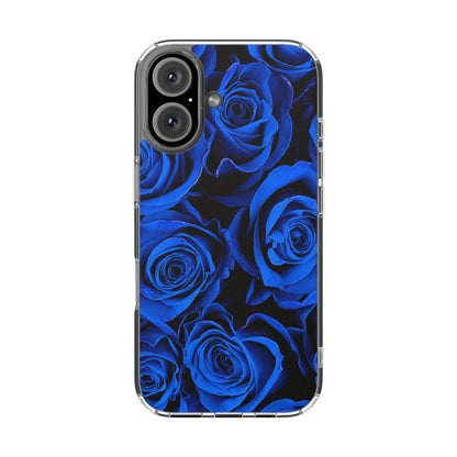 Clear Phone Case – Midnight Bloom