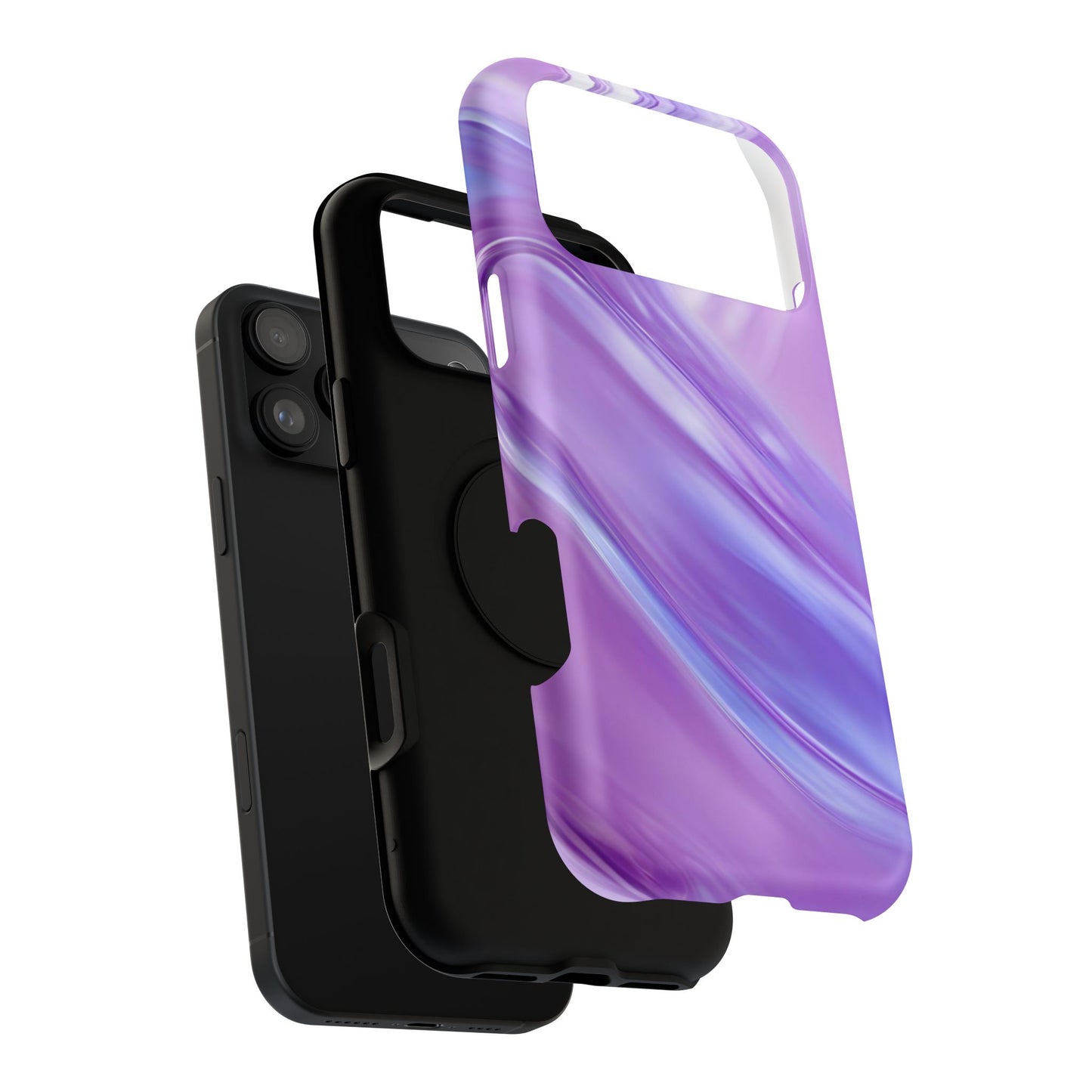 Impact-Resistant Phone Case – Lavender Wave