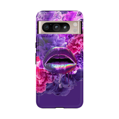 Protective Phone Case – Purple Haze Lips