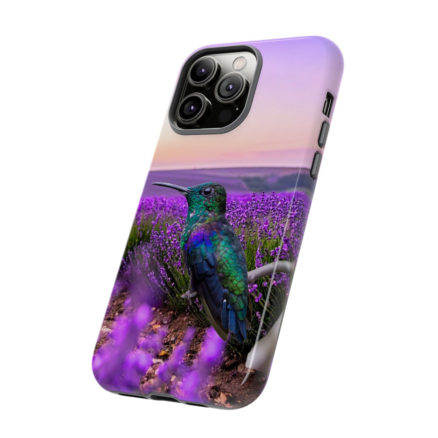 Protective Phone Case – Hummingbird Reverie