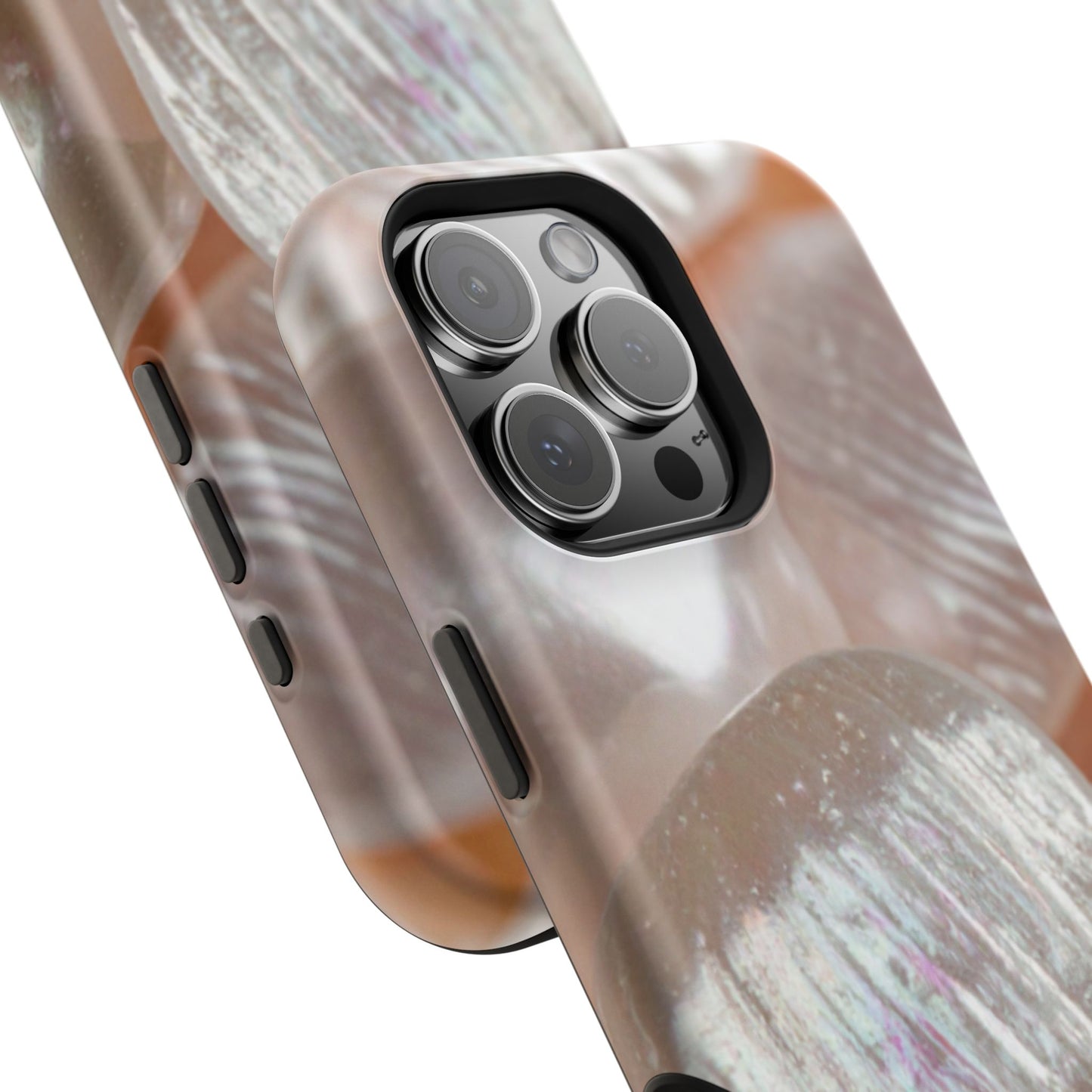 Impact-Resistant Phone Case – Blush Pearl