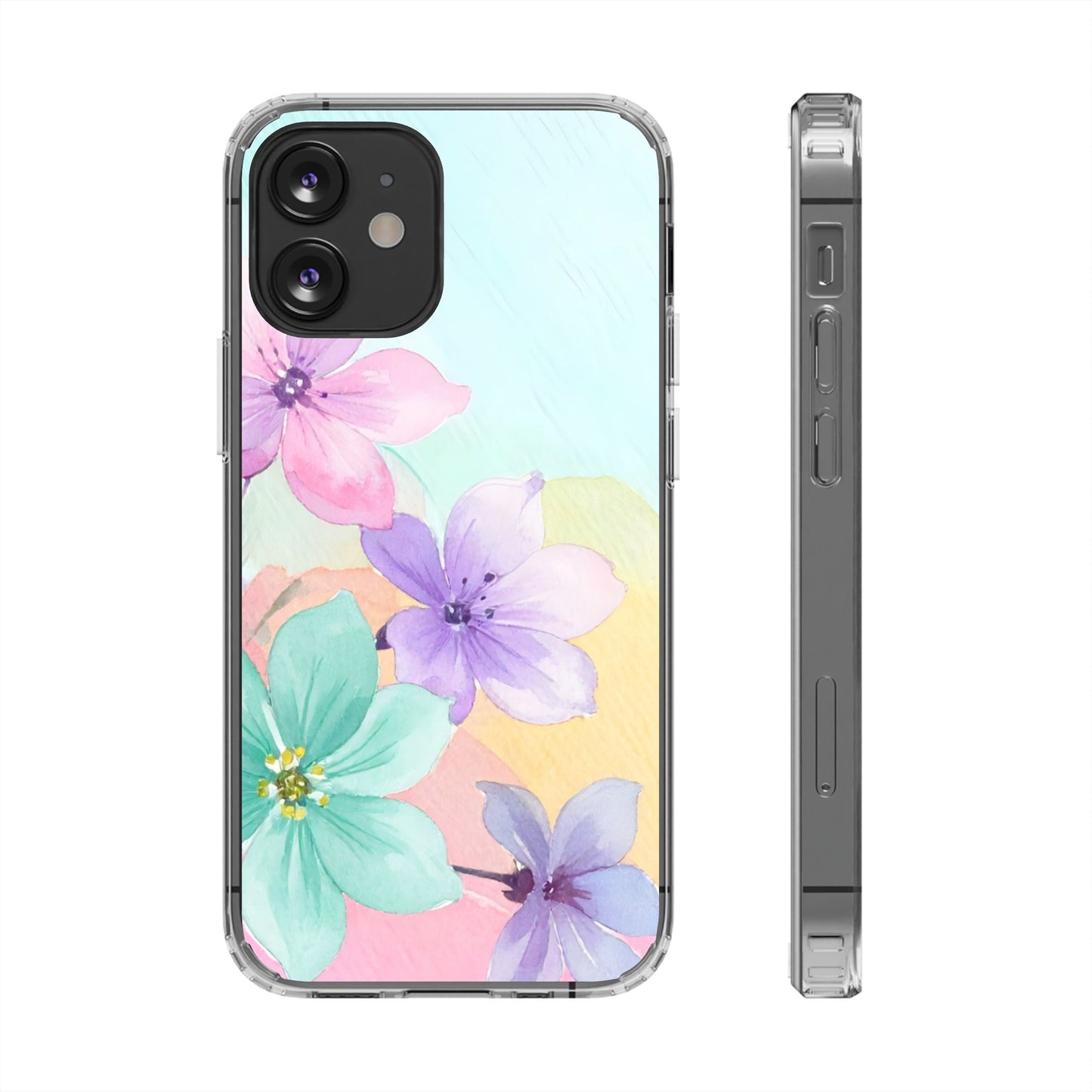 Clear Magnetic Phone Case – Water Petal